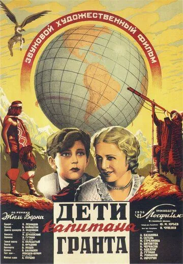Смотреть онлайн Дети капитана Гранта (1936) в хорошем качестве